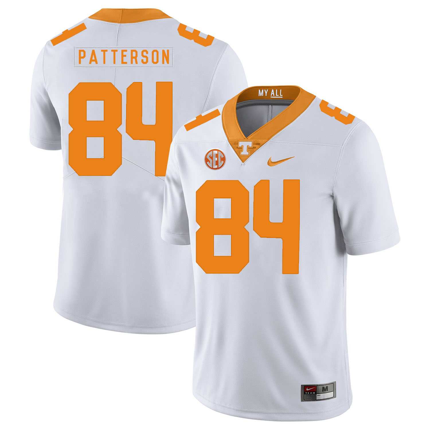 Tennessee Volunteers #84 Cordarrelle Patterson White Nike College Football Jersey